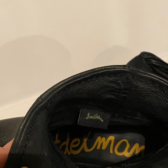 Black Fringe boots by Sam Edelman - Picture 4 of 7